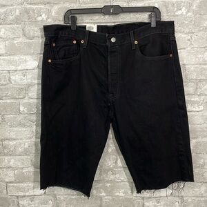 Levi’s Black 501 Cutoff Shorts
